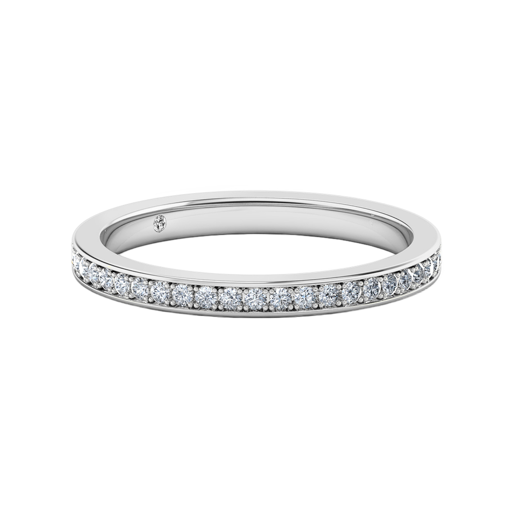 18K White Gold