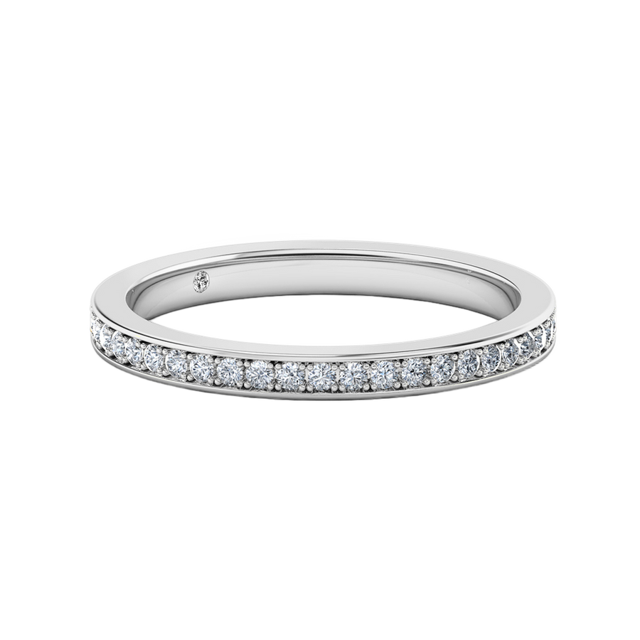 18K White Gold