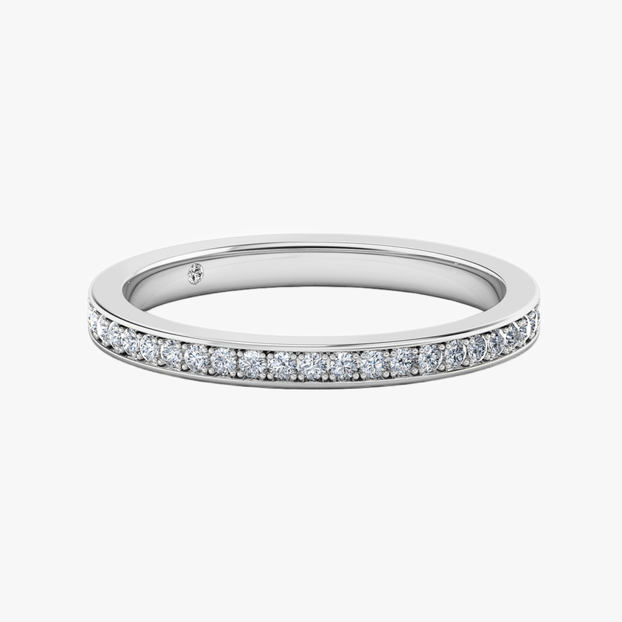 18K White Gold
