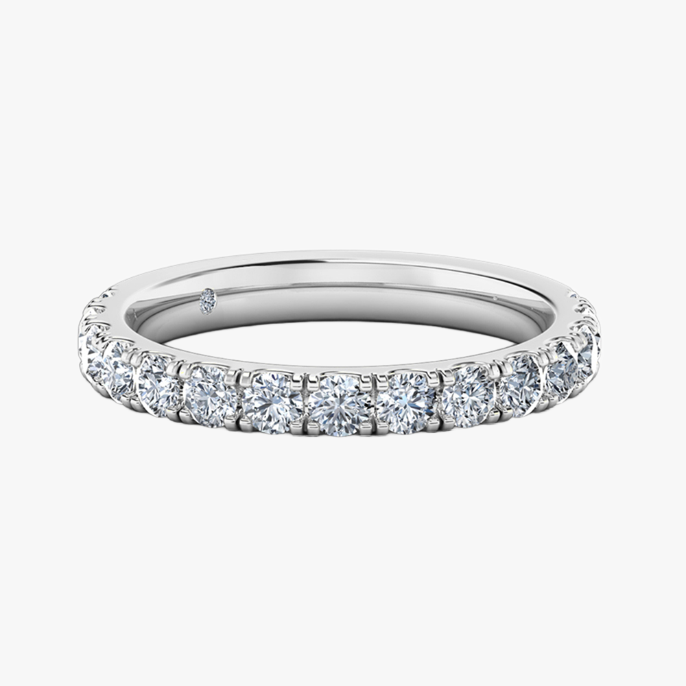 18K White Gold