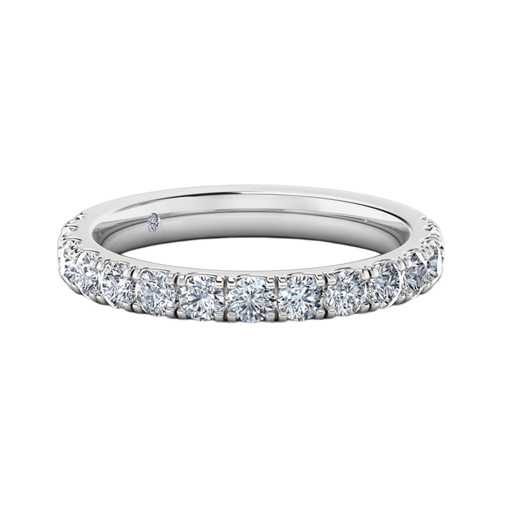 18K White Gold