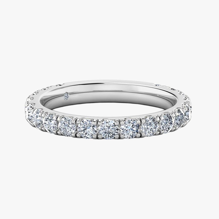 18K White Gold