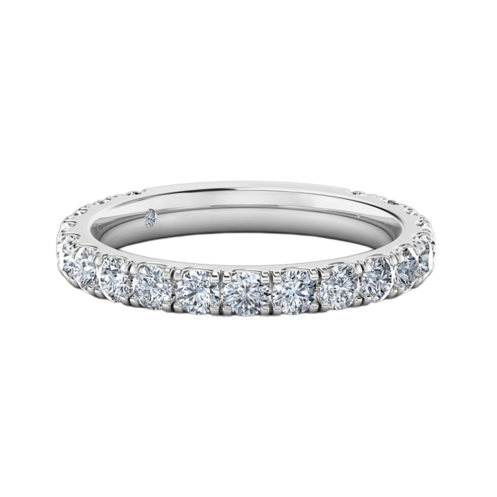 18K White Gold