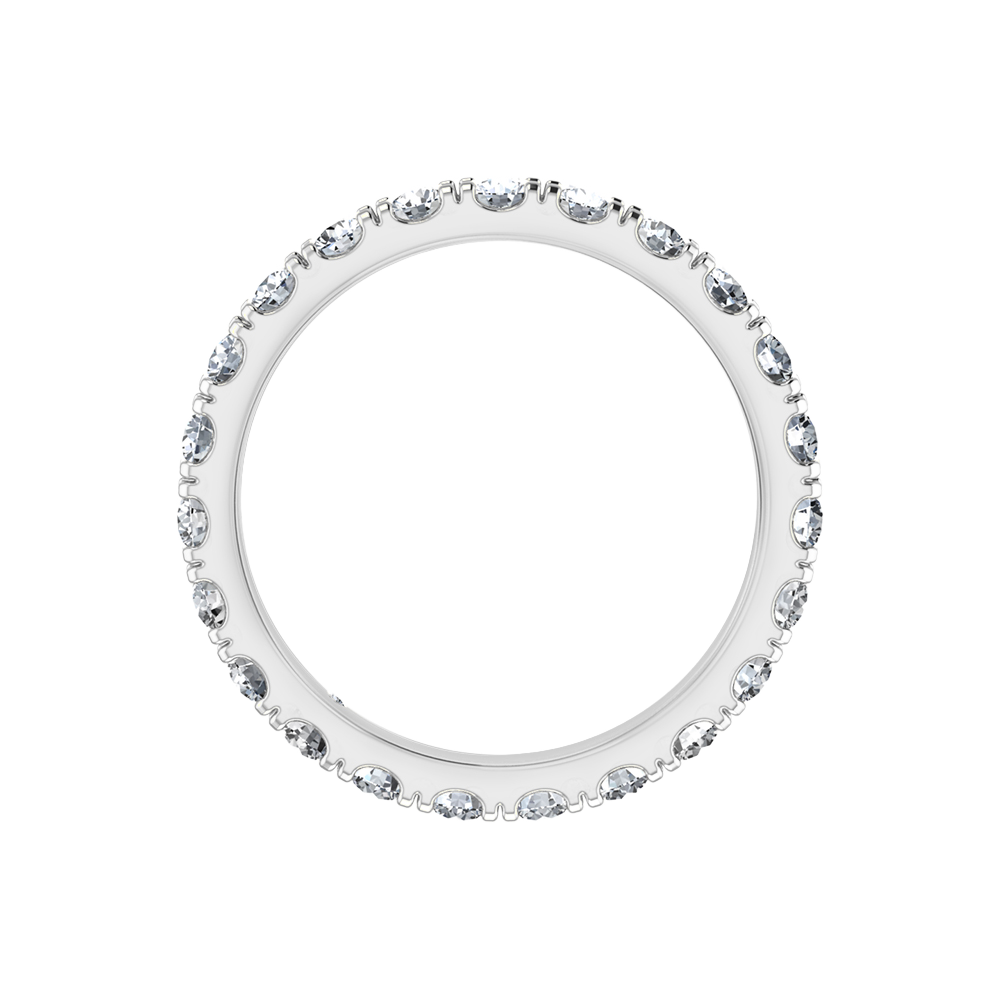 18K White Gold