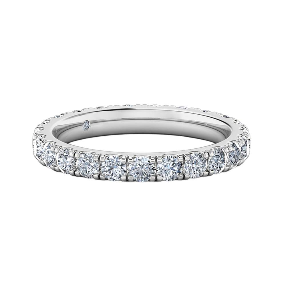 18K White Gold
