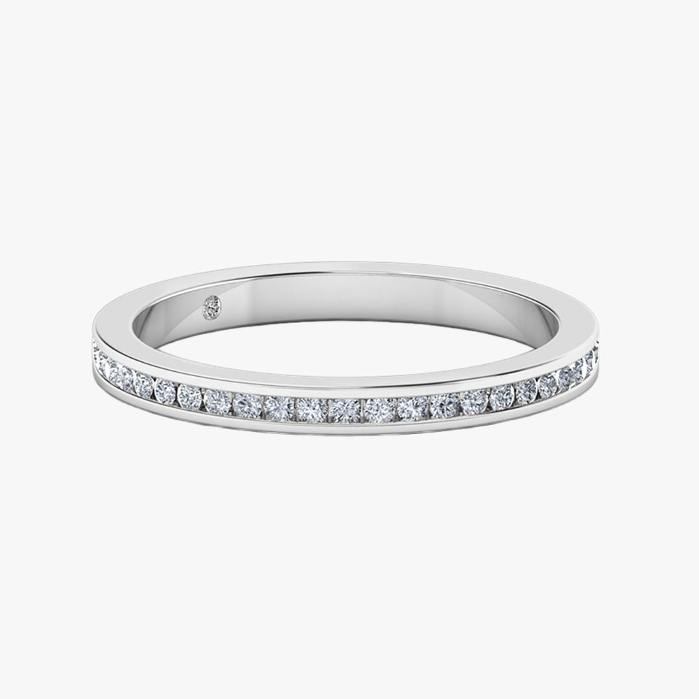 18K White Gold