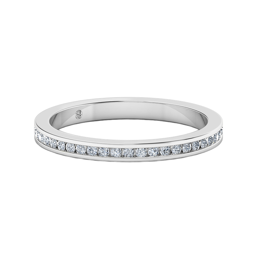 18K White Gold
