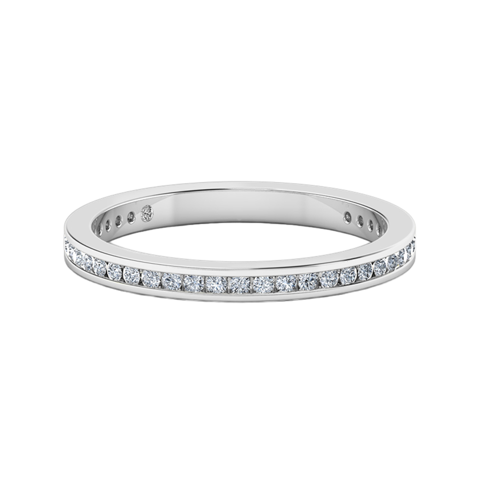 18K White Gold