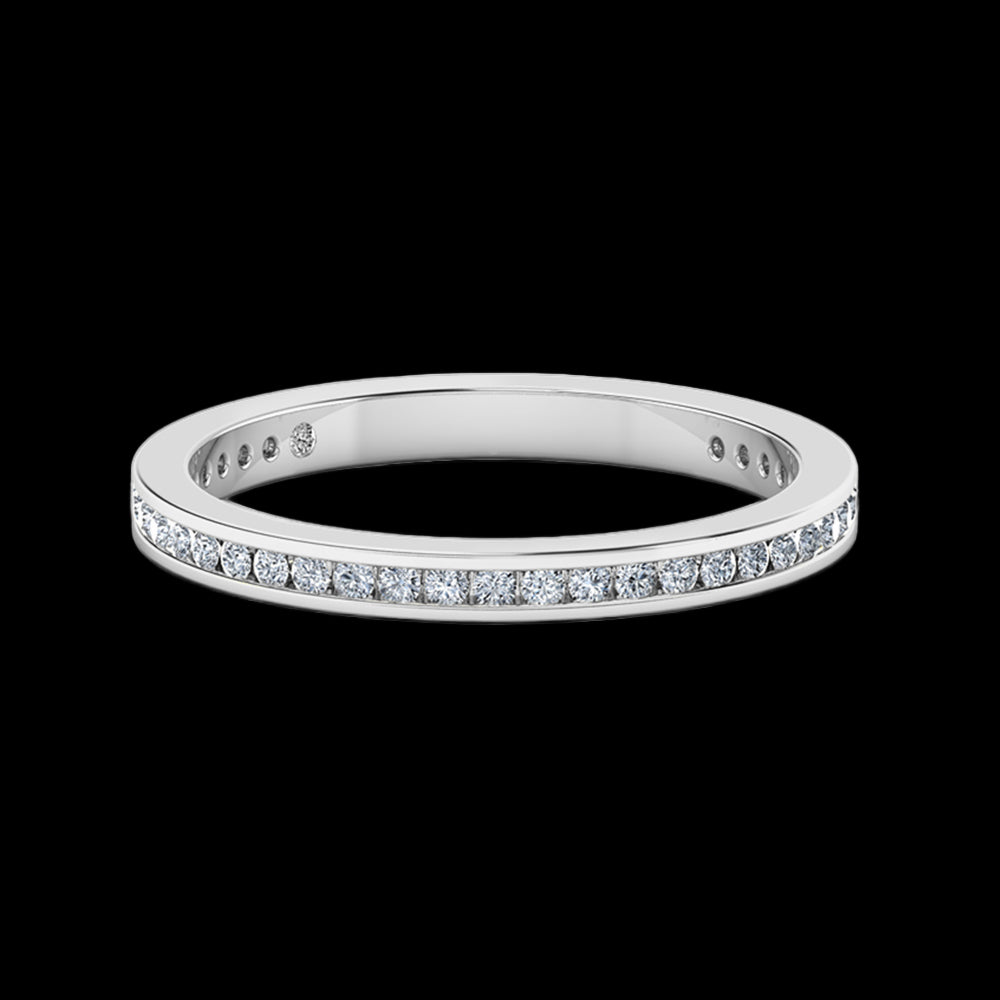 18K White Gold