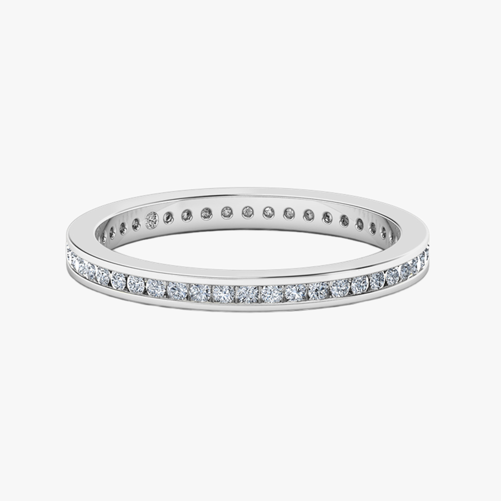 18K White Gold