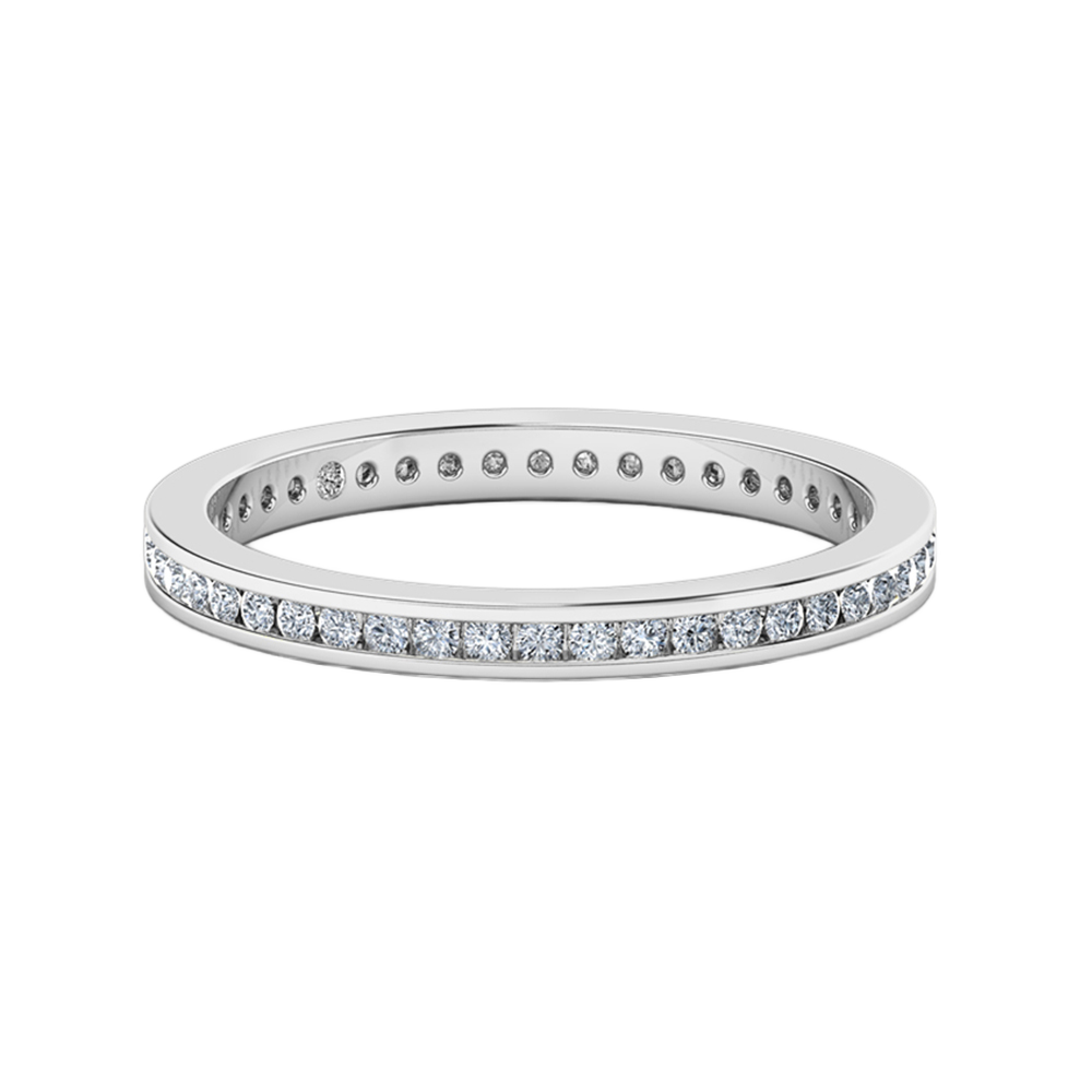 18K White Gold