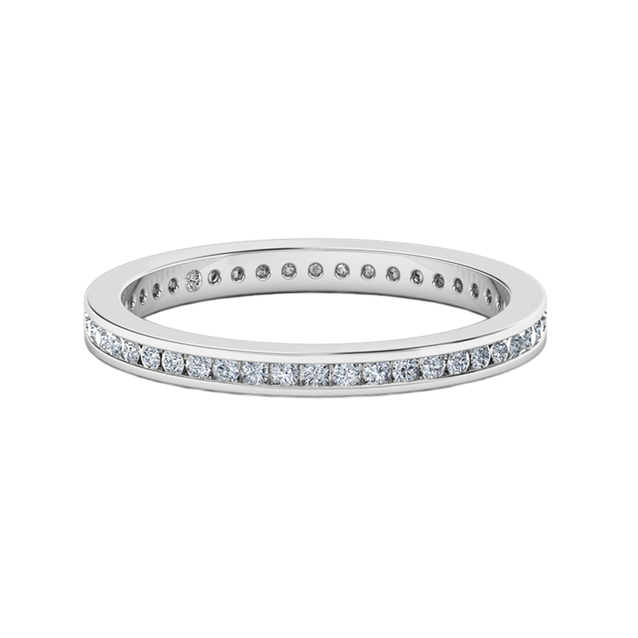 18K White Gold