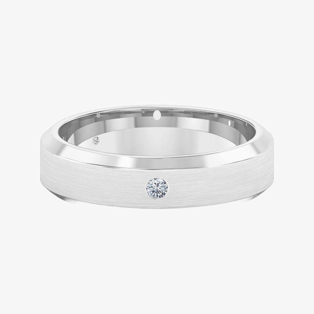 18K White Gold
