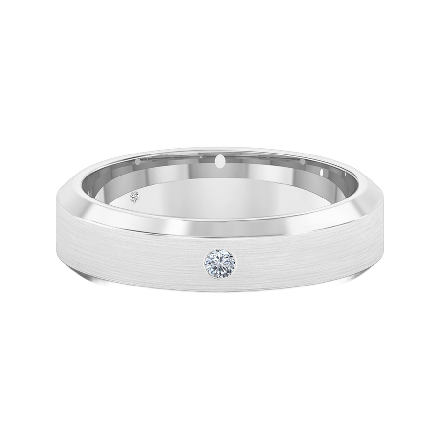 18K White Gold