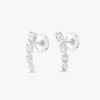 Angel Tear Drop Natural Diamond Earrings White Gold