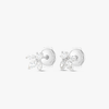 Pixie Wing Natural Diamond Earrings White Gold