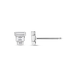 Trio Natural Diamond Baguette Earrings White Gold