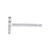 R Letter Natural Diamond Single Stud Earring White Gold