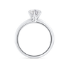 1 Carat Lab-Grown Round Knife-Edge Solitaire White Gold