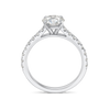 1 Carat Natural Round Diamond Band White Gold Ring