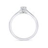 0.3 Carat Lab-Grown Round Classic Solitaire White Gold Ring