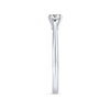 0.3 Carat Lab-Grown Round Classic Solitaire White Gold Ring