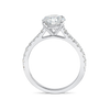 1.5 Carat Lab-Grown Round Diamond Band White Gold Ring