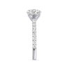 1.5 Carat Lab-Grown Round Diamond Band White Gold Ring