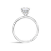 2.5 Carat Natural Emerald Solitaire White Gold Ring
