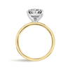 3 Carat Natural Pear Solitaire Yellow Gold Ring