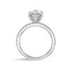 2 Carat Natural Marquise Diamond Band White Gold Ring