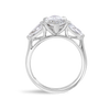 2.5 Carat Natural Marquise Trilogy With Side Marquise White Gold Ring