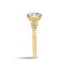 1.5 Carat Natural Round Diamond Band Yellow Gold Ring