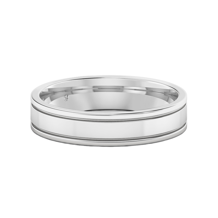 18K White Gold