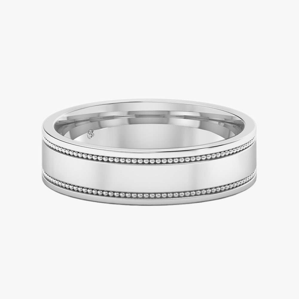 18K White Gold