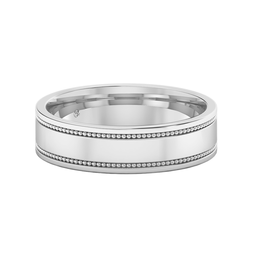 18K White Gold