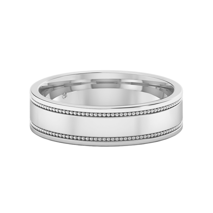18K White Gold