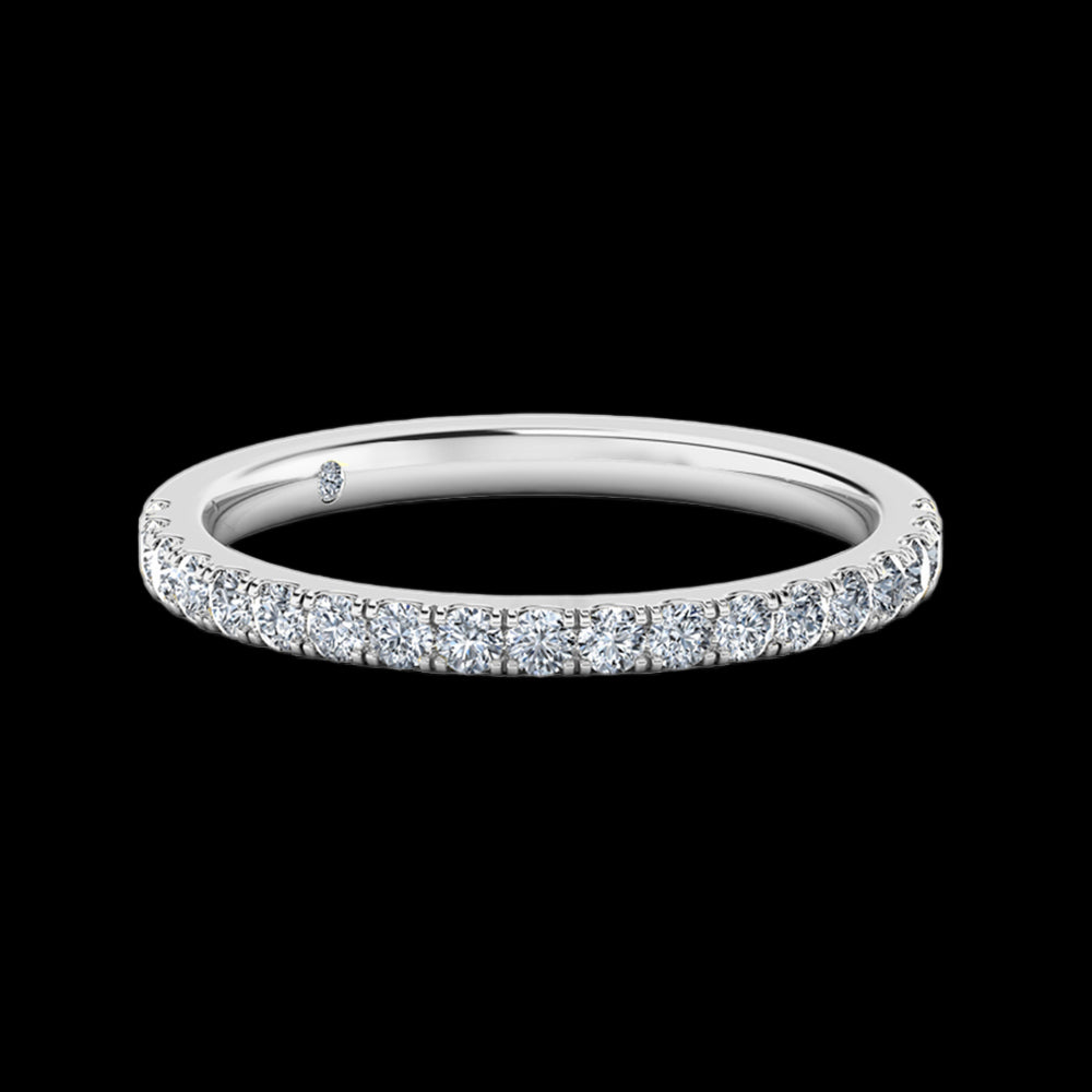 18K White Gold