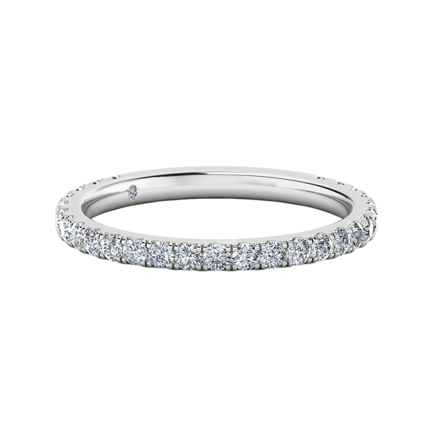 18K White Gold