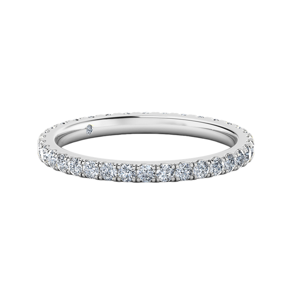18K White Gold