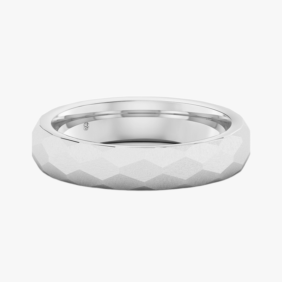 18K White Gold